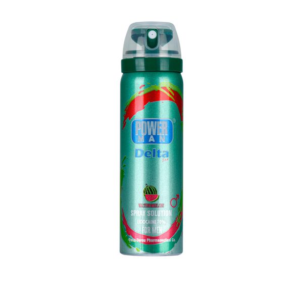 اسپری تاخیری پاورمن با رایحه هندوانه حجم 60 میلPower Man Delta - Watermelon Delay Spray 60 ml